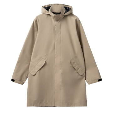 H2O Rømø LW Lang Regnjakke - Warm Grey