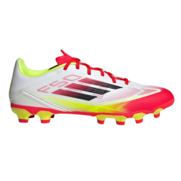 ADIDAS F50 League MG Fodboldstøvler - Hvid/Rød/Gul