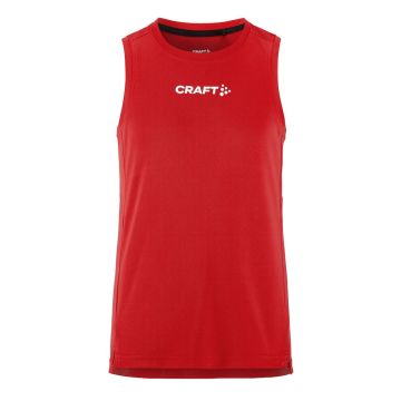 Craft Rush 2.0 Singlet til Jr. - Rød