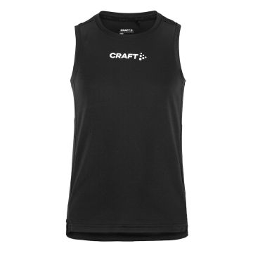 Craft Rush 2.0 Singlet til Jr. - Sort