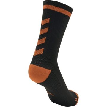 Hummel Elite Indoor sock low - Sort/Orange