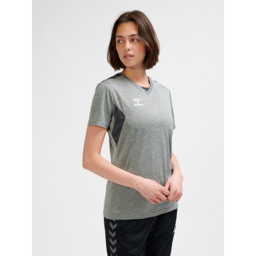 Hummel hmlAUTHENTIC PL JERSEY S/S til kvinder - GREY MELANGE