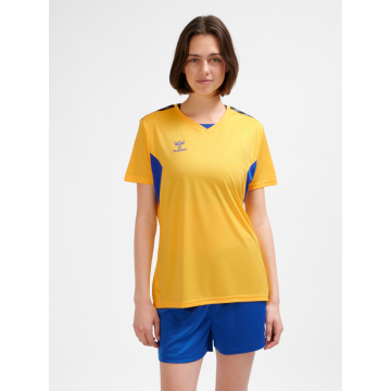 Hummel hmlAUTHENTIC PL JERSEY S/S til kvinder - YELLOW/TRUE BLUE