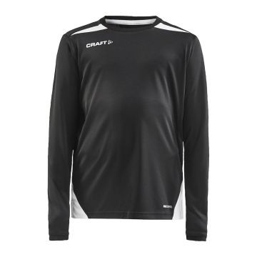 Craft Pro Control Impact Langærmet t-shirt til børn - Black/White