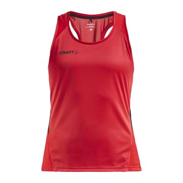 Craft Pro Control Impact Singlet til kvinder - Bright Red/Black
