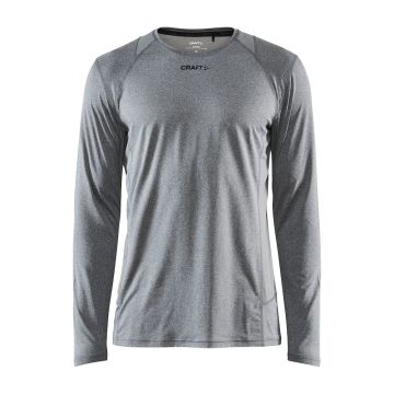 Craft ADV Essence langærmet t-shirt - Grey Melange