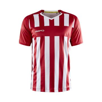 Craft Progress 2.0 Stripe Jersey til mænd - Bright Red/White