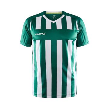 Craft Progress 2.0 Stripe Jersey til mænd - Team Green/White