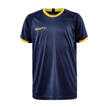 Craft Progress 2.0 Graphic Jersey til børn - Navy/Sweden Yellow