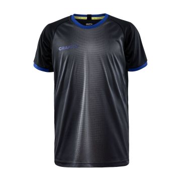 Craft Progress 2.0 Graphic Jersey til børn - Black/Club Cobolt