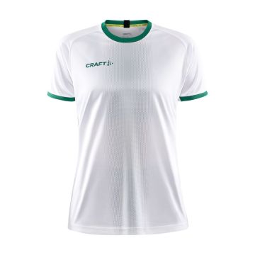 Craft Progress 2.0 Graphic Jersey til kvinder - White/Team Green