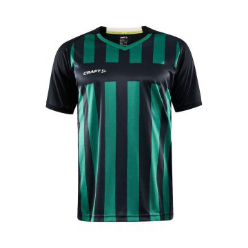 Craft Progress 2.0 Stripe Jersey til mænd - Black/Team Green