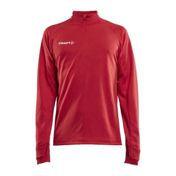 Craft Evolve Halfzip mellemlagstrøje til mænd - Bright Red