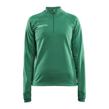 Craft Evolve Halfzip mellemlagstrøje til kvinder - Team Green