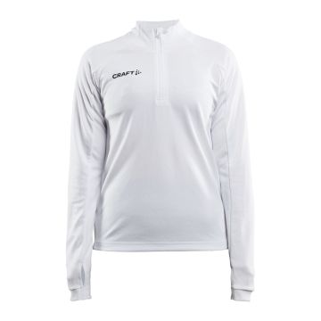 Craft Evolve Halfzip mellemlagstrøje til kvinder - White