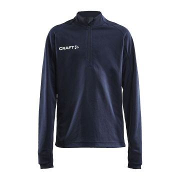 Craft Evolve Halfzip mellemlagstrøje til børn - Navy