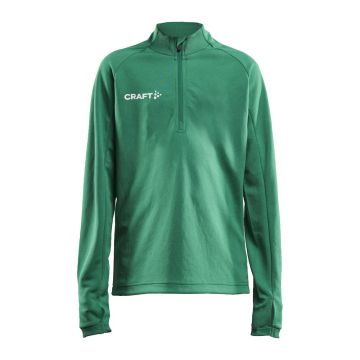 Craft Evolve Halfzip mellemlagstrøje til børn - Team Green