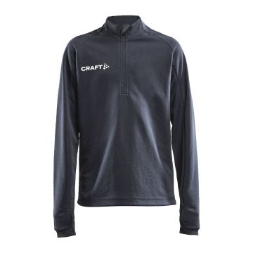 Craft Evolve Halfzip mellemlagstrøje til børn - Asphalt