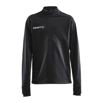 Craft Evolve Halfzip mellemlagstrøje til børn - Black
