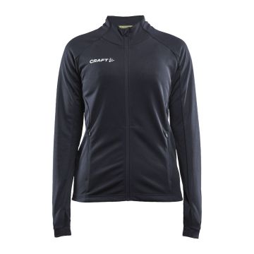 Craft Evolve Full Zip mellemlagsjakke til kvinder - Asphalt