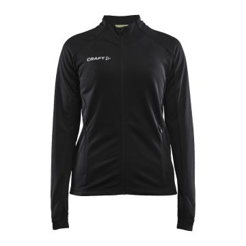 Craft Evolve Full Zip mellemlagsjakke til kvinder - Black