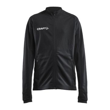 Craft Evolve Full Zip mellemlagsjakke til børn - Black