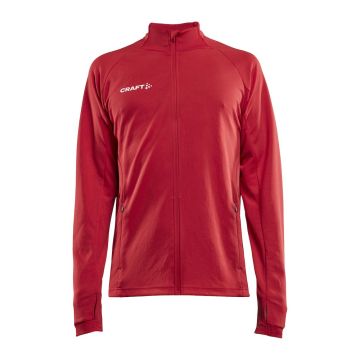 Craft Evolve Full Zip mellemlagsjakke til mænd - Bright Red