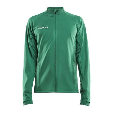 Craft Evolve Full Zip mellemlagsjakke til mænd - Team Green