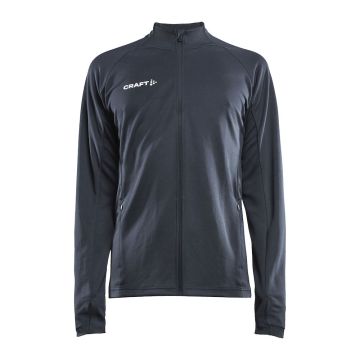 Craft Evolve Full Zip mellemlagsjakke til mænd - Asphalt
