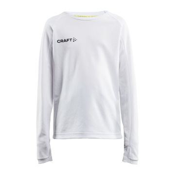 Craft Evolve Crew Neck sweatshirt til børn - White