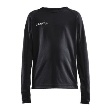 Craft Evolve Crew Neck sweatshirt til børn - Black