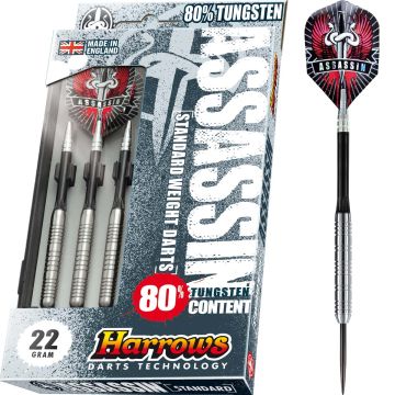 Harrows ASSASSIN dartpil med 80 % tungsten - 20 gram