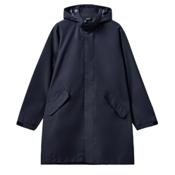 H2O Rømø LW Lang Regnjakke - Navy