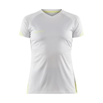 Craft Pro Control Impact t-shirt til kvinder - White/Giallo