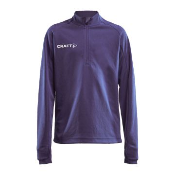 Craft Evolve Halfzip mellemlagstrøje til børn - True Purple