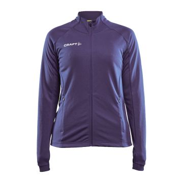 Craft Evolve Full Zip mellemlagsjakke til kvinder - True Purple