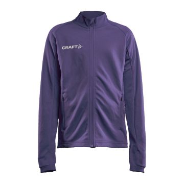 Craft Evolve Full Zip mellemlagsjakke til børn - True Purple