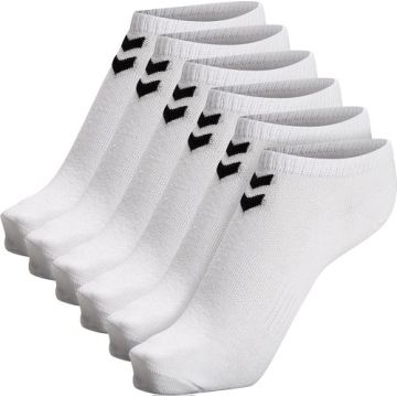 Hummel hmlCHEVRON  6-pack ankelstrømper - Hvid