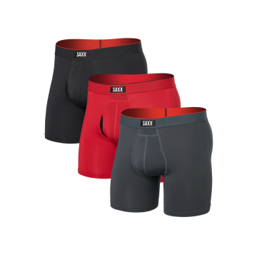 SAXX 3-pack MULTI-SPORT MESH BOXER shorts til mænd  - 3 pack 