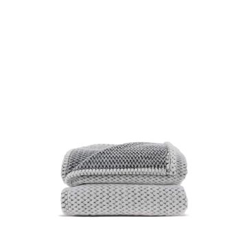 Anni fleece plaid - Beige/Grå