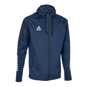 Select ZIP HOODIE MONACO V24 - Navy/Hvid