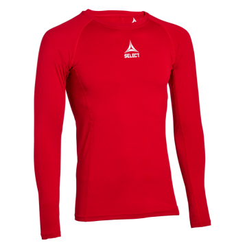 Select Baselayer L/S til Jr. - Rød