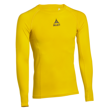 Select Baselayer L/S til Jr. - Gul