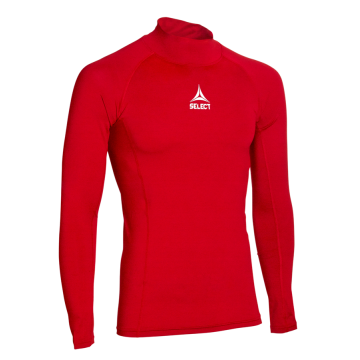 Select Turtle Neck L/S baselayer til Jr. - Rød