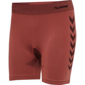 Hummel First Seamless Short Tights til kvinder - MARSALA