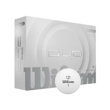 Wilson Duo Soft golfbolde 12 stk. pakke - Hvid