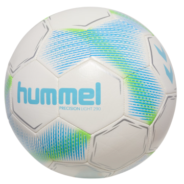 Hummel hmlPRECISION LIGHT 290 Fodbold str. 5 - WHITE/BLUE/GREEN