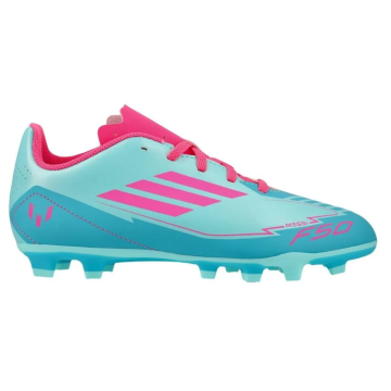 Adidas F50 Messi Club FXG Junior Fodboldstøvler - Turkis/Pink
