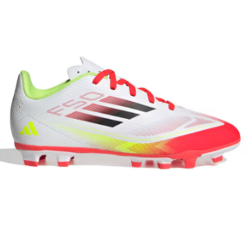 Adidas F50 Club FG/MG Junior Fodboldstøvler - Hvid/Rød