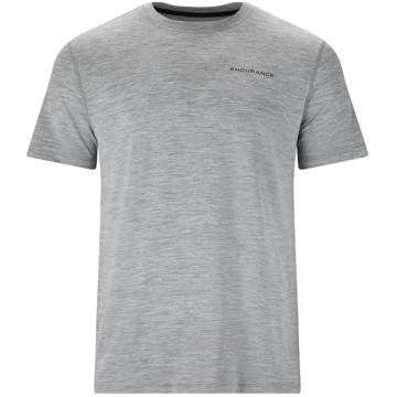 Endurance Abdon løbe t-shirt til herre - Ligth Grey